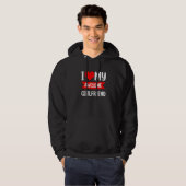 I Love My Girlfriend Heart Valentines Day Matching Hoodie (Voorkant volledig)