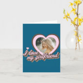 I Love My Girlfriend  Kaart (Gele Bloem)