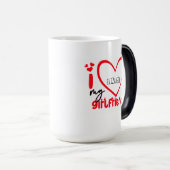I Love My Girlfriend Photo Cadeau Café Mug (Devant droit)