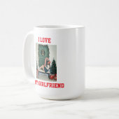 I Love My Girlfriend Photo Classic Mug Gift (Devant gauche)
