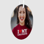 I Love My Girlfriend Photo personnalisée (devant)