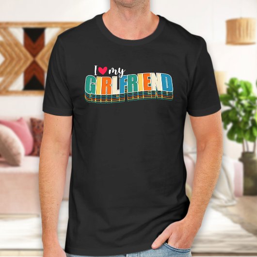 I Love My Girlfriend, T-shirt de la Saint Valentin