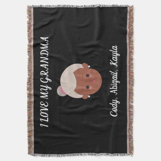 "I Love My Grandma" jette une couverture de petits (devant Vertical)