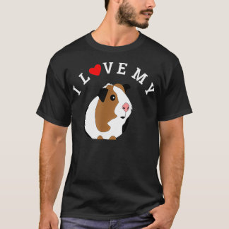 I Love My Guinea Pig Animal Lover T-shirt