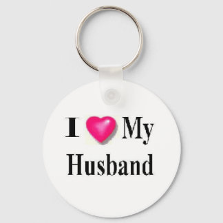 i love my husband sleutelhanger