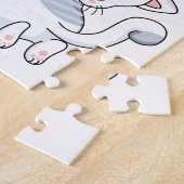 "I LOVE MY KITTY" puzzle avec nom d'animal de comp (Côté)