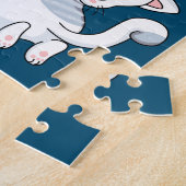 "I LOVE MY KITTY" puzzle avec nom d'animal de comp (Côté)