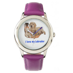 I Love my Labrador montres
