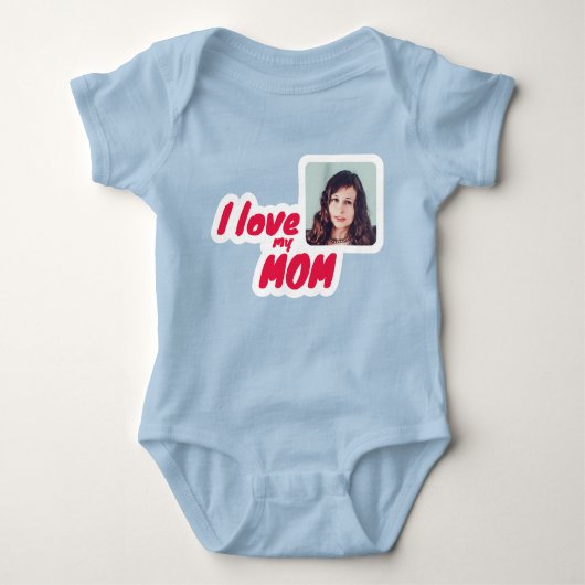 I Love My mama Romper (Voorkant)