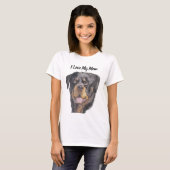 I Love My Mom T-shirt  Rottweiler  (Devant entier)