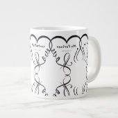 I love my partner • You are my home Extra Grote Beker (Voorkant rechts)