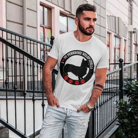 I Love My Pembroke Welsh Corgi T-Shirt