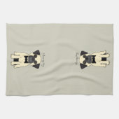 I Love My Pug Theedoek (Horizontaal)