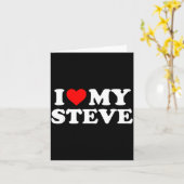 I Love My Steve  Kaart (Gele Bloem)