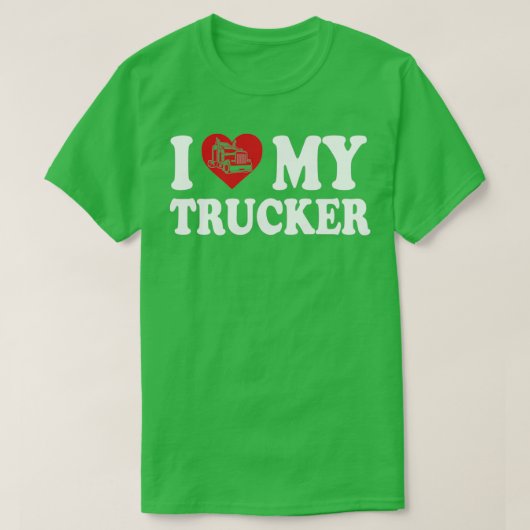 I love my trucker t-shirt (Design voorkant)
