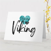 I love my Viking Kaart (Gele Bloem)