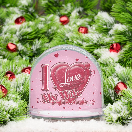 I Love My Wife red - hearts (Noël)