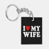I Love My Wife Sleutelhanger (Voorkant Links)