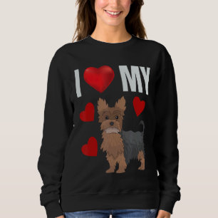 I Love My Yorkshire Terrier Yorkie Dog Puppy Dogs Trui