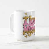 I Love Myself | Self-Love Gradient Design Mug (Devant gauche)