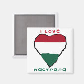 I Love Nagypapa Magnet (Recto/Verso)