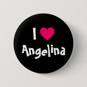 I Love Name Ronde Button 5,7 Cm