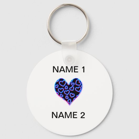 I Love Name Sleutelhanger (Voorkant)