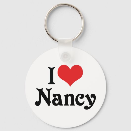 I Love Nancy Sleutelhanger (Voorkant)
