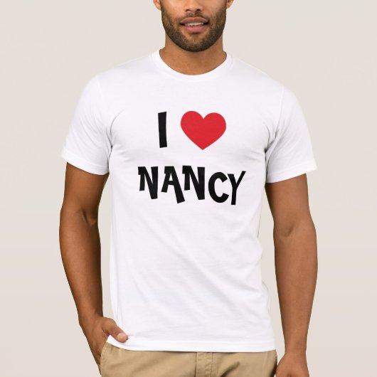 I Love Nancy) T-shirt (Voorkant)