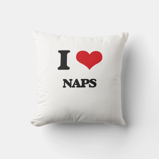 I Love Naps Kussen (Voorkant)