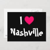 I Love Nashville Briefkaart (Voorkant / Achterkant)