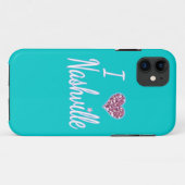 I Love Nashville Case-Mate iPhone Case (Achterkant (horizontaal))