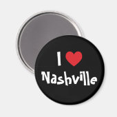 I Love Nashville Magneet (Voorkant / Achterkant)