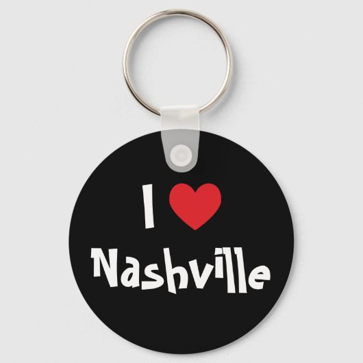 I Love Nashville Sleutelhanger (Voorkant)