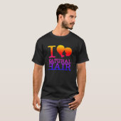 I Love Natural Hair T-Shirt (Voorkant volledig)