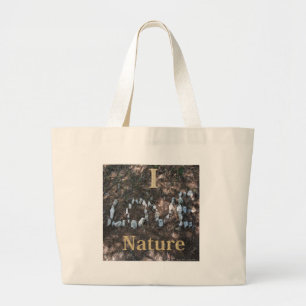 I Love Natuur Apparel and Gifts Grote Tote Bag