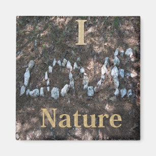 I Love Natuur Apparel and Gifts Magneet