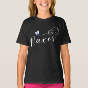 I Love Naxos, T-shirt drapeau grec