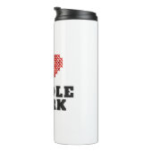 I Love Needlework Cross Stitch Heart Thermosbeker (Geroteerd rechts)