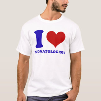 I Love neonatologiers design T-shirt