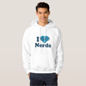 I Love Nerds Hoodie (Voorkant volledig)