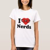 I Love Nerds T-shirt (Voorkant)