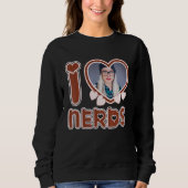 I Love Nerds Trui (Voorkant)