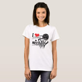 I Love Netball T-shirt (Voorkant volledig)