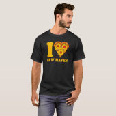 I Love New Haven Connecticut Pizza I Heart New Hav T-shirt (Voorkant volledig)