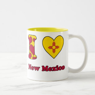 I love New Mexico Tweekleurige Koffiemok