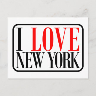 I Love New York Design Briefkaart