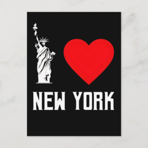 I Love New York Heart T‑Shirt Ontwerp Briefkaart