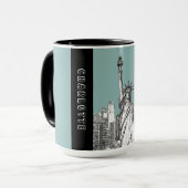 I Love New York Personalized Mok (Voorkant links)