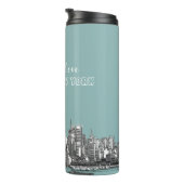 I Love New York Personalized Thermosbeker (Geroteerd rechts)